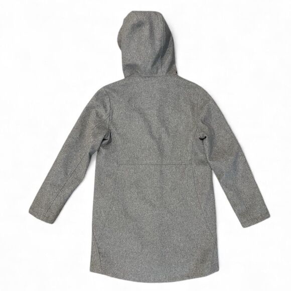 Pendleton Cascade Wool Campbell Pea Coat Gray Wmns Sz S Hooded Lined Parka Zip - Picture 2 of 11